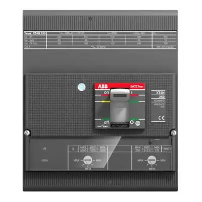 1SDA068331R1 - Xt4s 250, Tma, In=250a, Inn=100%, 4p - ABB