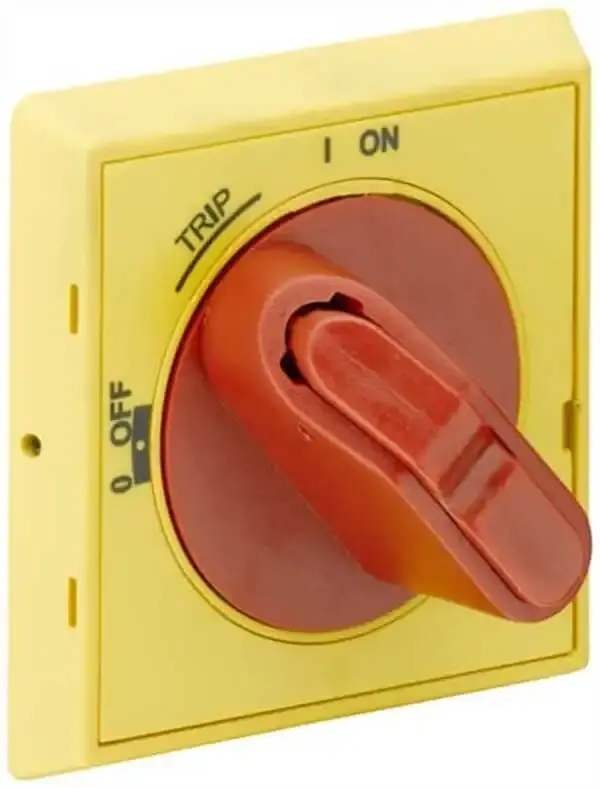 ABB - 1SAM201920R1012 - MSHD-LTY Handle, IP64, red/yellow - 1