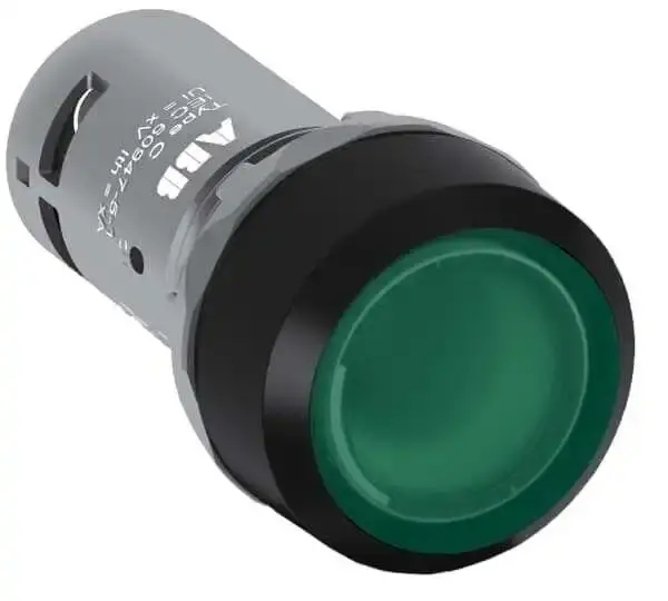 ABB - 1SFA619100R1112 - CP1-11G-10 Poga bez fiks.apg.2 4V LED zaļa - 1