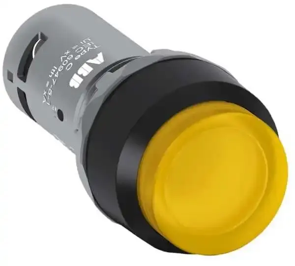 ABB - 1SFA619100R1113 - CP1-11Y-10 Poga bez fiks.apg.24V LED dz. - 1