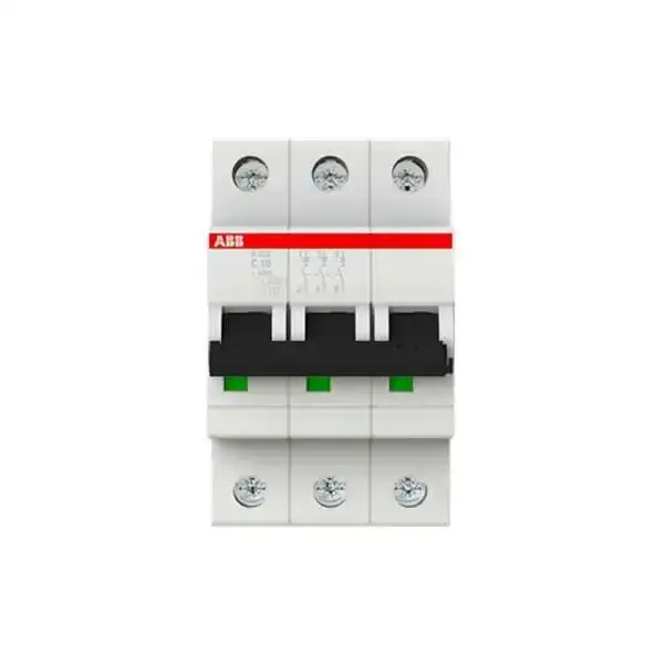 ABB - 2CDS253001R0104 - S203-C10 Miniature Circuit Breaker 6kA 10A 3P - 1