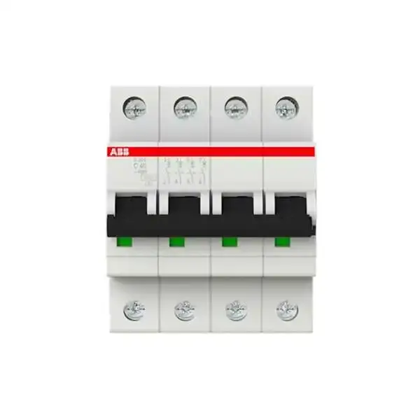 ABB - 2CDS254001R0404 - S204-C40 Miniature circuit breaker (MCB) 6kA 4P C 40A - 1