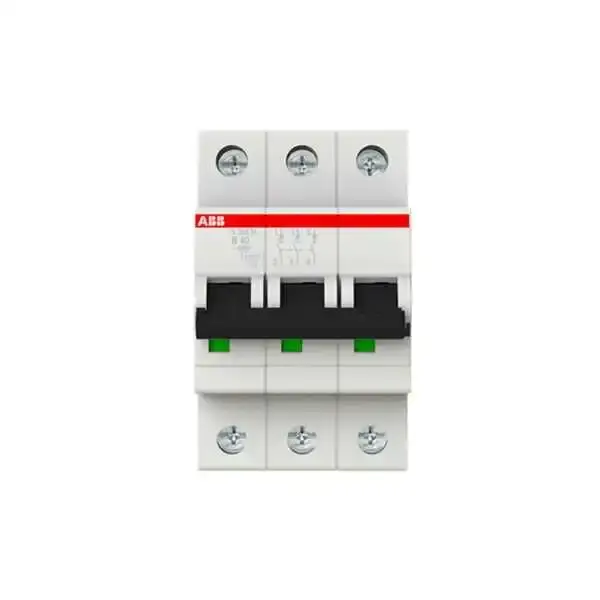 ABB - 2CDS273001R0405 - 3P B 40A Miniature Circuit Breaker (MCB) S203M-B40 - 1