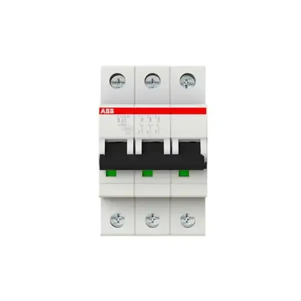 ABB - 2CDS273001R0635 - 3P B 63A Miniature Circuit Breaker (MCB) S203M-B63 - 1