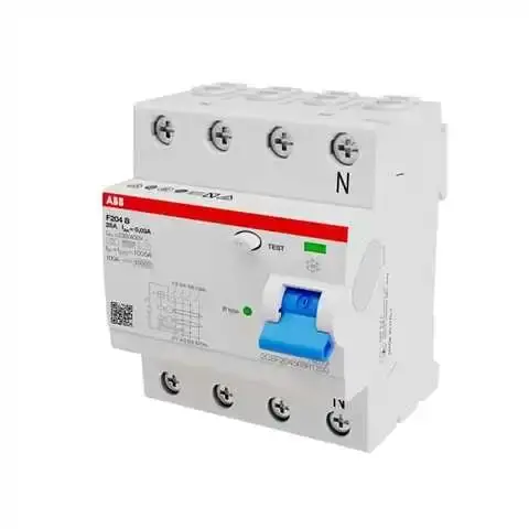 ABB - 2CSF204568R1630 - 4P 63A B 30mA Residual current circuit breaker (RCCB) F204 B-63/0.03 - 1