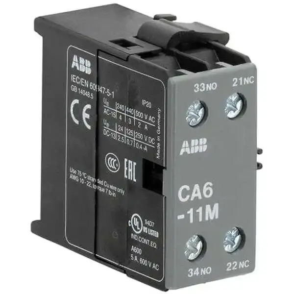 ABB - GJL1201317R0003 - CA6-11M Auxiliary Contact - 1