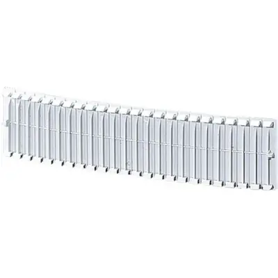 As 12 Modules Blanking Strip Grey 50x216mm (50 Pcs.) - Hensel