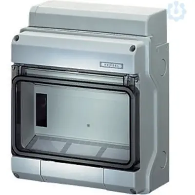 Consumer Unit Kv 1509 9 Mod Ip54 238x200x111mm With Terminals - Hensel