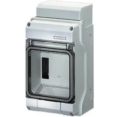 Consumer Unit Kv 1604 4.5 Mod Ip54 228x126x111mm Without Terminals - Hensel