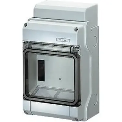 Consumer Unit Kv 1606 6 Mod 238x146x111mm Ip54 Without Terminals - Hensel
