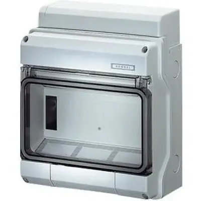 Consumer Unit Kv 1609 9 Mod Ip54 238x200x111mm Without Terminals - Hensel