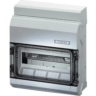 Consumer Unit Kv 1612 12 Mod 333x295x129mm Without Terminals - Hensel