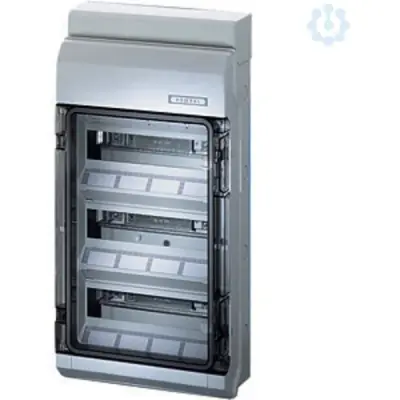 Consumer Unit Kv 3536 36 Mod. (3x12) Ip54 583x295x129mm With Terminals - Hensel