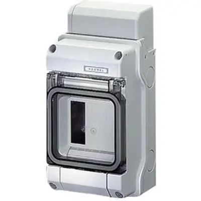 Consumer Unit Kv 8103 3 Mod. Ip65 197x102x92mm Without Terminals - Hensel