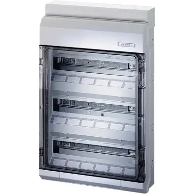 Consumer Unit Kv 8345 54 Mod. (3x18) Ip65 630x403x129mm Without Terminals - Hensel
