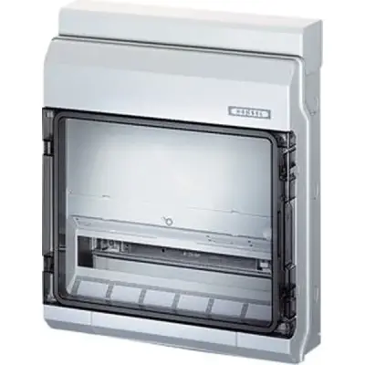 Consumer Unit Kv 9230 18 Mod.+1 Din Ip65 483x403x129mm, Without Terminals - Hensel