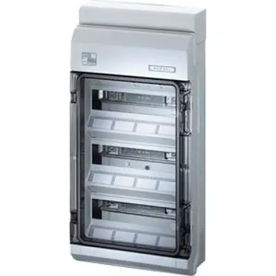 Consumer Unit KV 9336 PC 36 Mod. (3x12) Ip65 583x295x129mm - Hensel