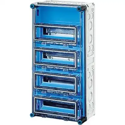 Consumer Unit Mi 1445 48 Mod. (4x12) Ip65 600x300x185mm, Without Terminals - Hensel