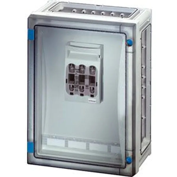 Hensel - FP 4211 HRC fuse box with fuse switch disconnector 1xNH000, 3P, 125A+PE+N, IP65, ENYSTAR - Hensel