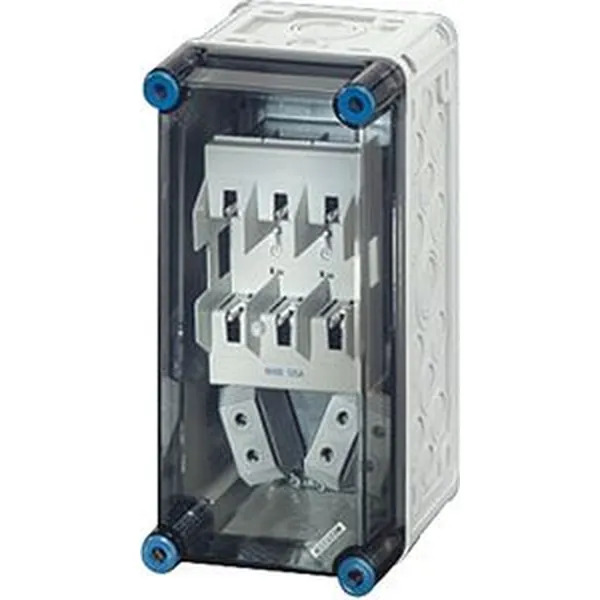 Hensel - Mi 4150 HRC fuse box 1xNH00, 3P, 125A+PE+N, IP65 - Hensel