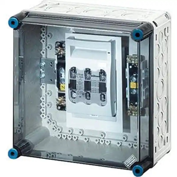 Hensel - Mi 5250 HRC fuse switch disconnector box 1xNH00, 3P, 125A+PE+N, IP65 - Hensel
