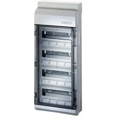 Hensel - Consumer unit KV 8448 48 mod. (4x12) IP65 708x295x129mm without terminals - 1