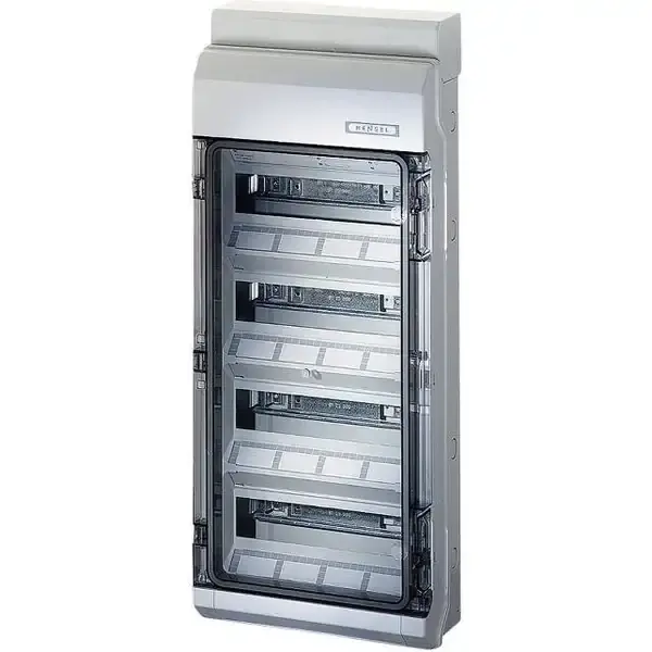Hensel - Consumer unit KV 8448 48 mod. (4x12) IP65 708x295x129mm without terminals - 1
