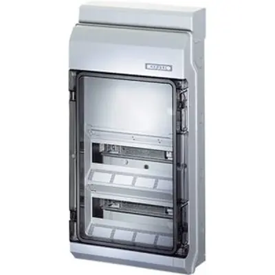 Hensel - Consumer unit KV 9330 24 mod. (2x12)+1 DIN IP65 583x295x129mm - 1