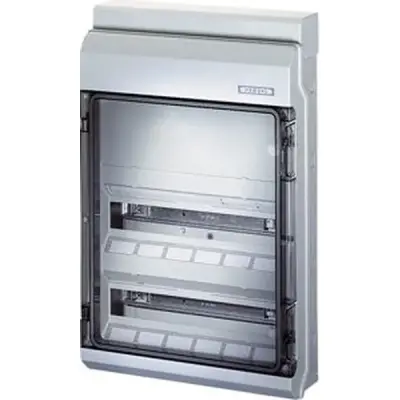 Hensel - Consumer unit KV 9350 36 mod. (2x18)+1 DIN IP65 630x403x129mm - 1