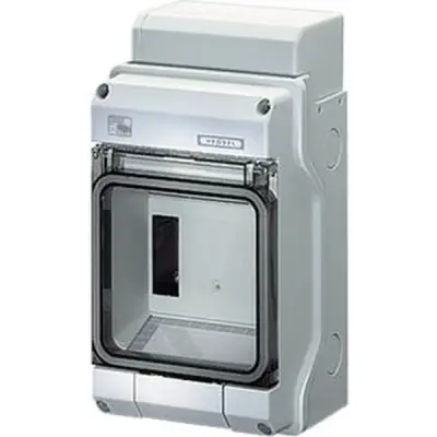 Hensel - Consumer unit KV PC 9104 4.5 mod. IP65 228x126x111mm - 1