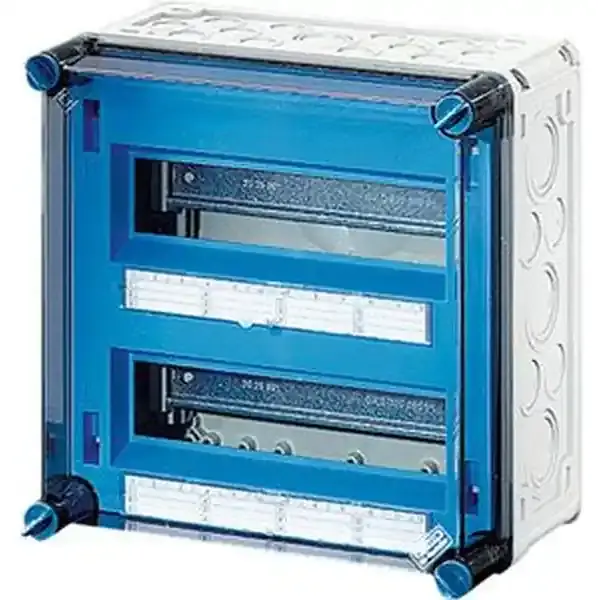 Hensel - Consumer unit MI 1224 24 mod. (2x12) IP65 300x300x170mm - 1