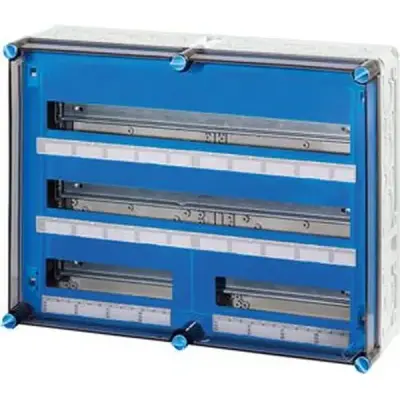 Hensel - Consumer unit MI 1683 80 mod. (2x28, 2x12) IP65 450x600x170mm - 1