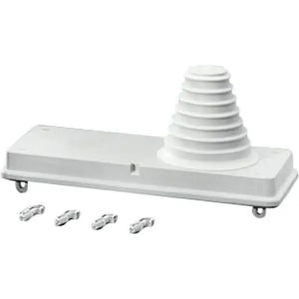 Hensel - Flange MI FP 70 with 1 step gland with mounting wedges, for laying cable IP65 110x300x100mm - 1