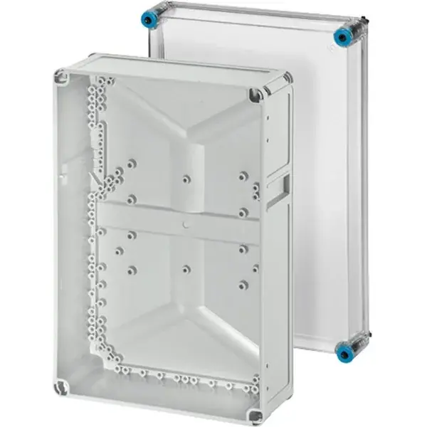Hensel - Empty box K 0300 300x450x170 mm with transparent lid, grey, emty - 1