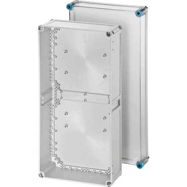 Hensel - Empty box K 0400 300x600x170 mm with transparent lid, grey, emty - 1
