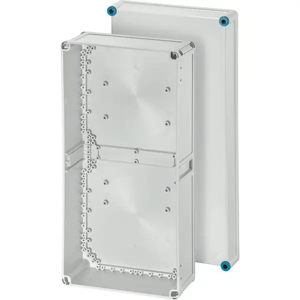 Hensel - Enclosure K 0401 275x575x150 mm with opaque lid, grey, emty - 1