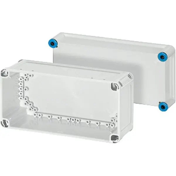 Hensel - Enclosure K 0101 300x150x170 mm IP66 with opaque lid, grey, emty - 1