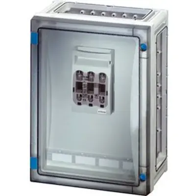 Hensel - FP 4211 HRC fuse box with fuse switch disconnector 1xNH000, 3P, 125A+PE+N, IP65, ENYSTAR - 1