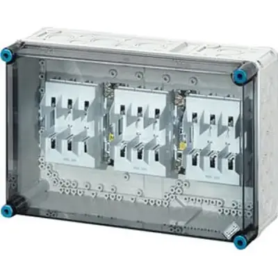 Hensel - Mi 4350 HRC fuse box 3xNH00, 3P, 125A+PE+N, IP65 - 1