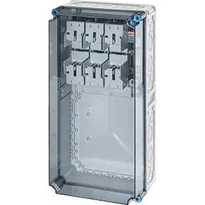 Hensel - Mi 6474 HRC fuse box 1xNH1, 3P, 250A, busbar 5P 400A, IP65 - 1