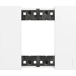 BTicino KA4802KW Living Now 2M White Cover Plate - BTICINO