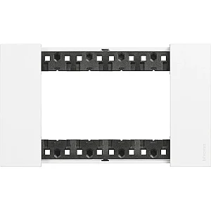 BTicino KA4804KW Living Now 4M White Cover Plate - BTICINO
