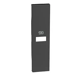 BTicino KG11C Living Now 1M Black USB Charger Cover - BTICINO