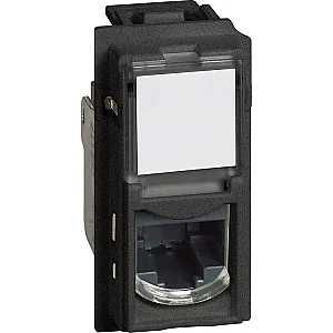 BTicino KG4279C5E Living Now Black RJ45 Cat5e Data Socket - BTICINO
