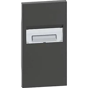 BTicino KG71 Living Now 2M Black Step Light Cover - BTICINO