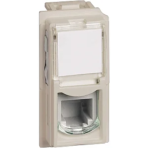 BTicino KM4258RJ11 Living Now 1M Sand RJ11 Telephone Socket - BTICINO