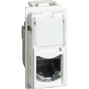 BTicino KW4279C5E Living Now White RJ45 Cat5e Data Socket - BTICINO