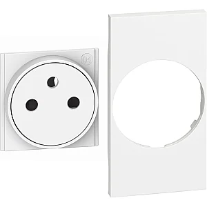BTicino KW55F Living Now 2M White Socket Cover - BTICINO