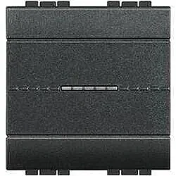BTicino L4053M2AN Livinglight 2M 16A Anthracite Axial Switch - BTICINO