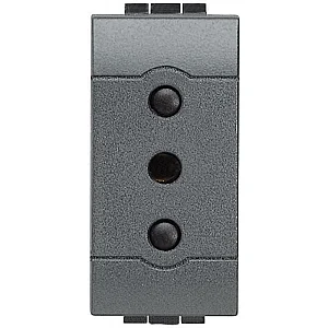 BTicino L4113 Livinglight 10A 2P+E Socket Outlet - BTICINO